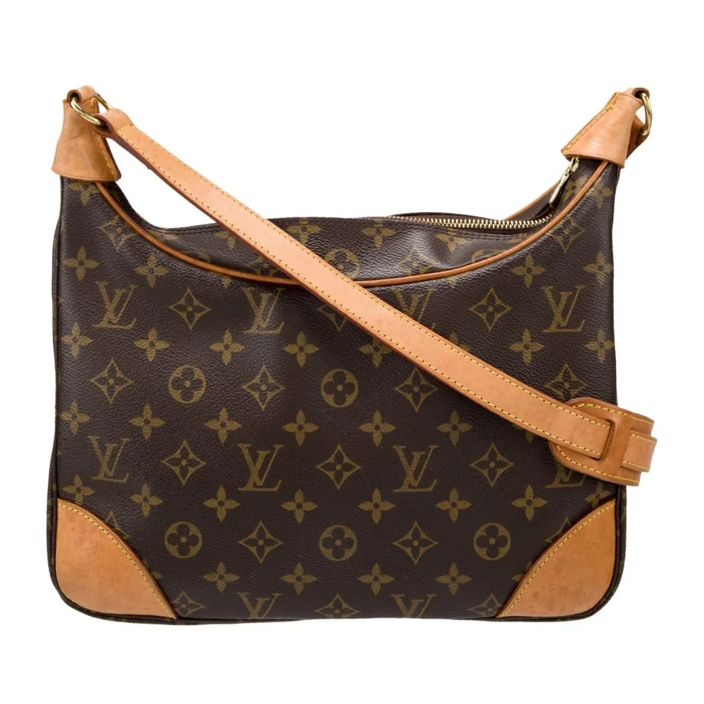 Louis Vuitton Boulogne 30 Monogram Canvas Vintage Retro Y2K LV Shoulder Bag